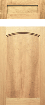400 Style: Arch Profile: A Panel: P4 Outside Edge: OS-2 Wood: Maple