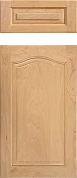 408 Style: Cathedral Profile: B Panel: 3 Outside Edge: OS-5 Wood: Maple