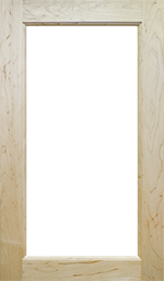 502 Style: Frame Only Profile: B Outside Edge: OS-2 Wood: Maple