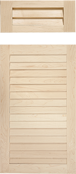 505 Style: Squared False Louver Profile: C Panel: PFL2 Outside Edge: OS-2 Wood: Maple